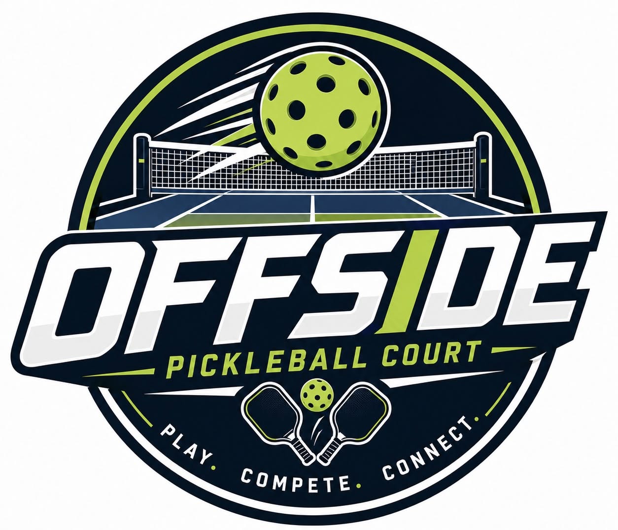 Offside Pickle Court logo