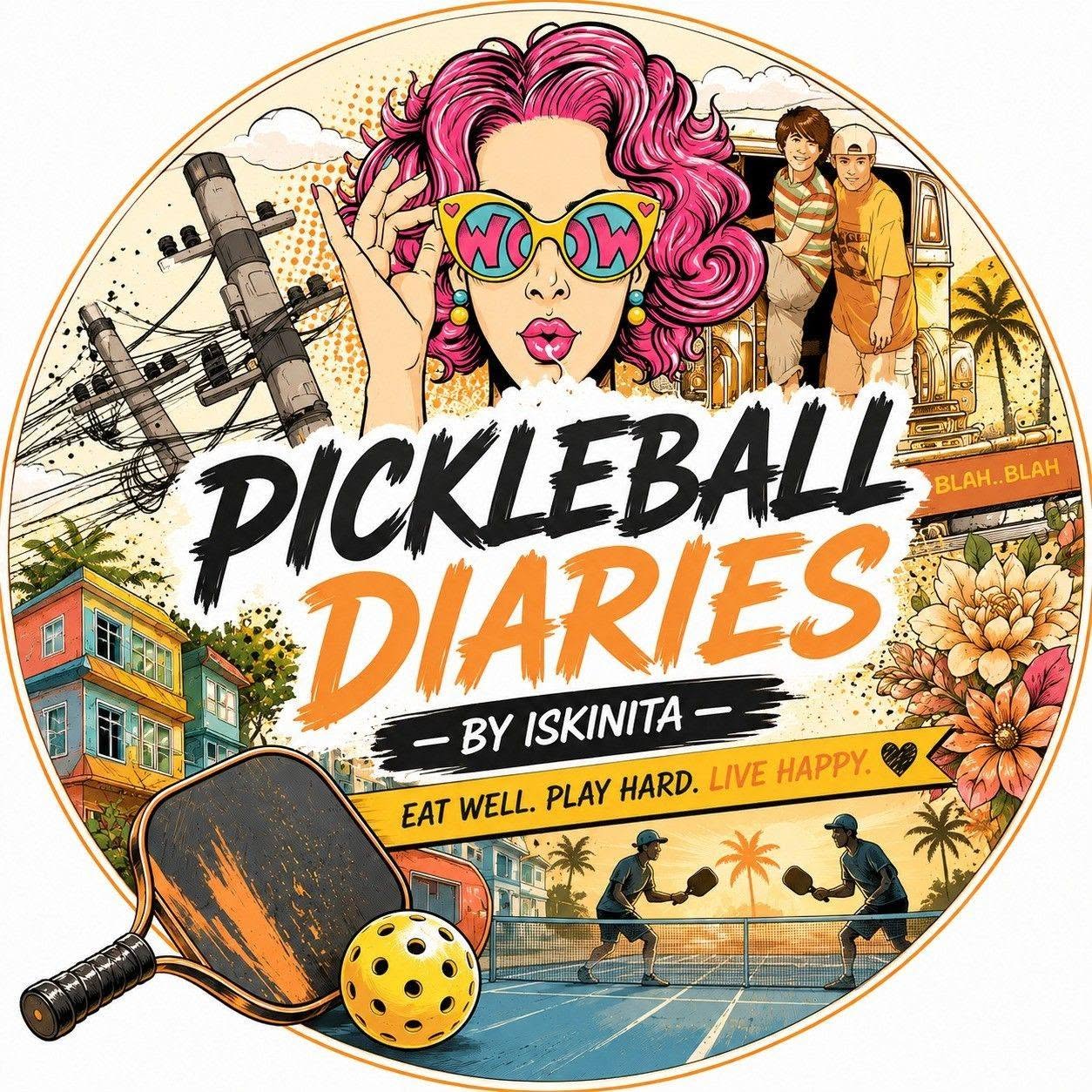 Pickleball Diaries by Iskinita logo